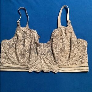 Joan Smalls Smart & Sexy Lace Bralette/bra Wirefree Size 42DD Gently Worn